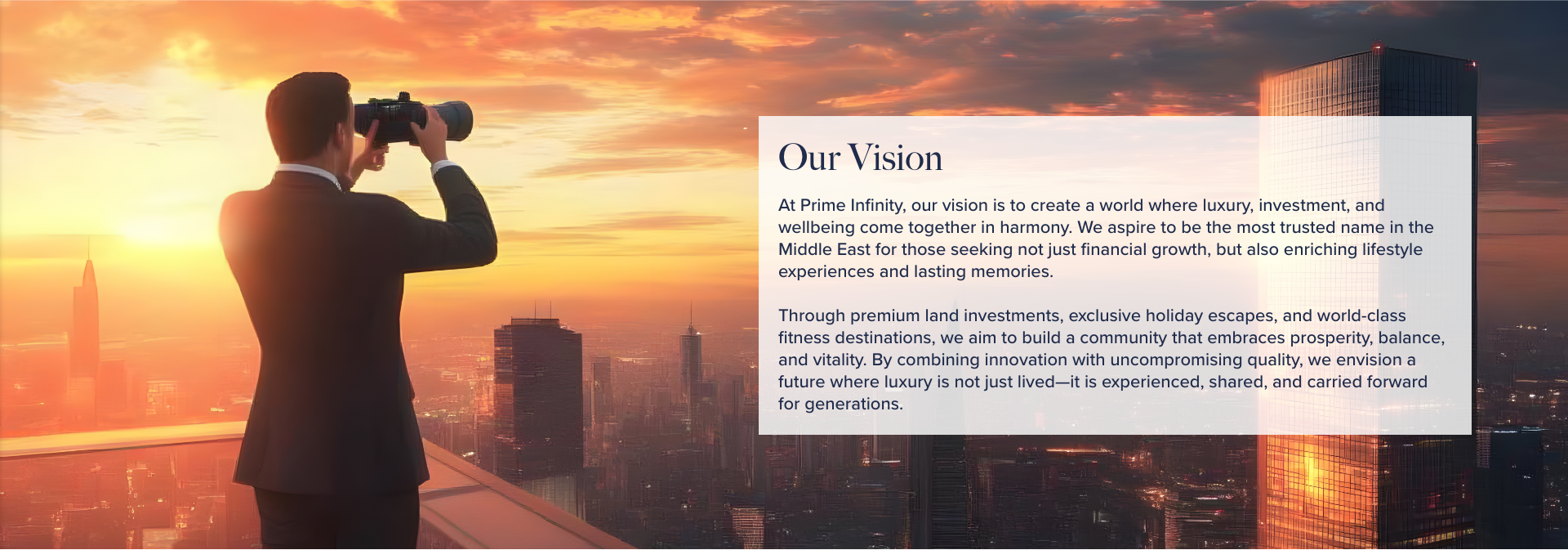 CEO of Prime Infinity